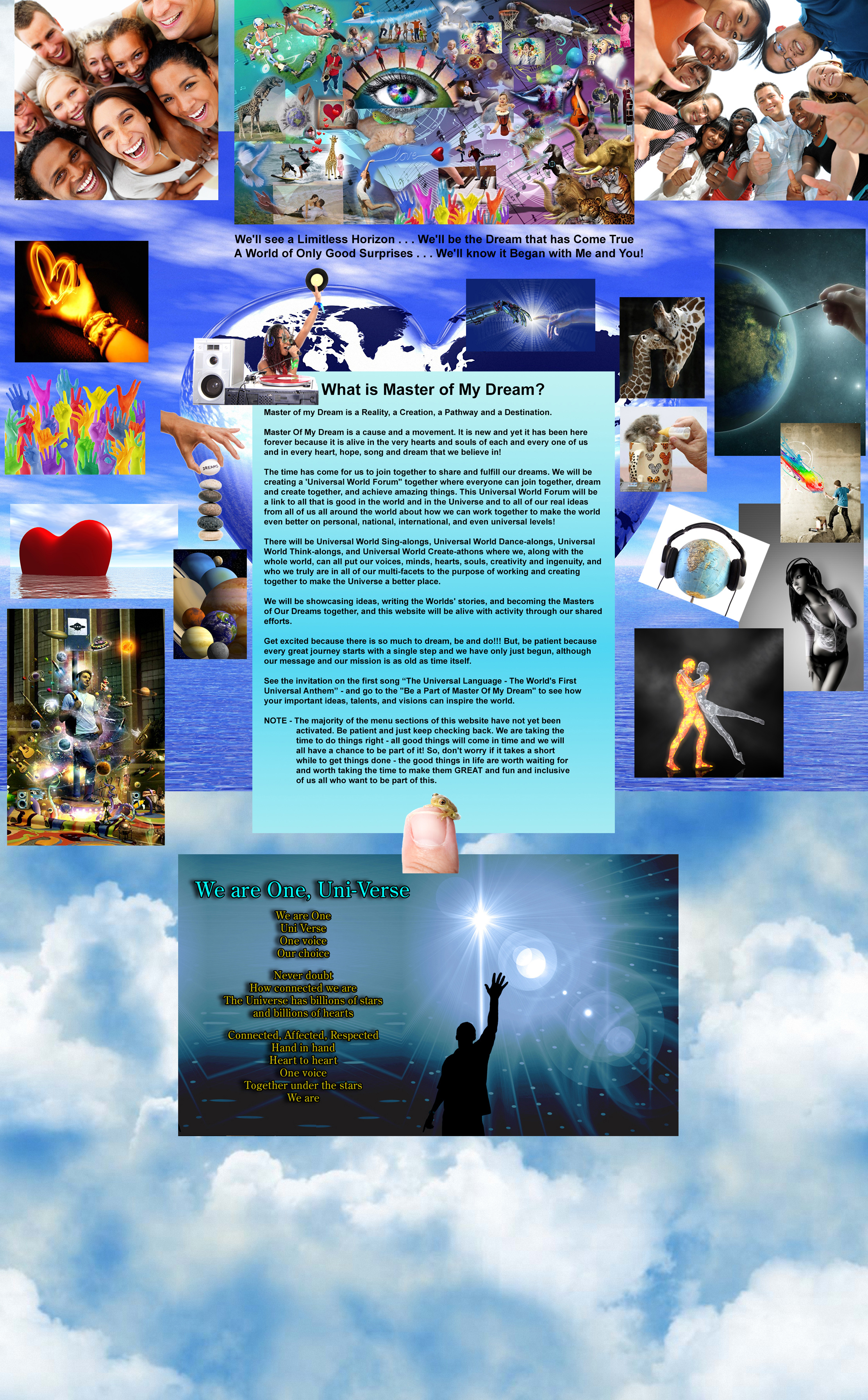 Master Of My Dream Background