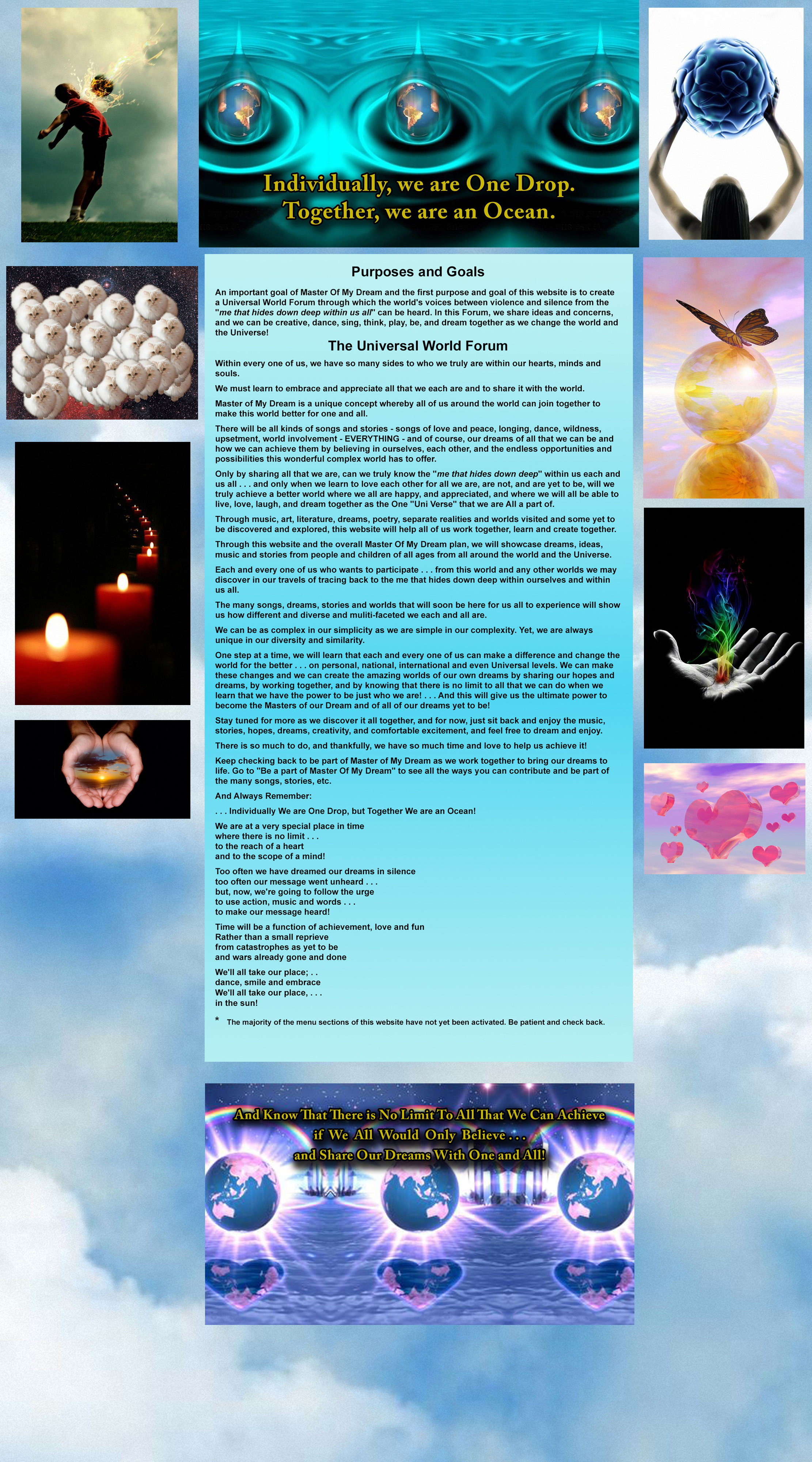 Master Of My Dream Background